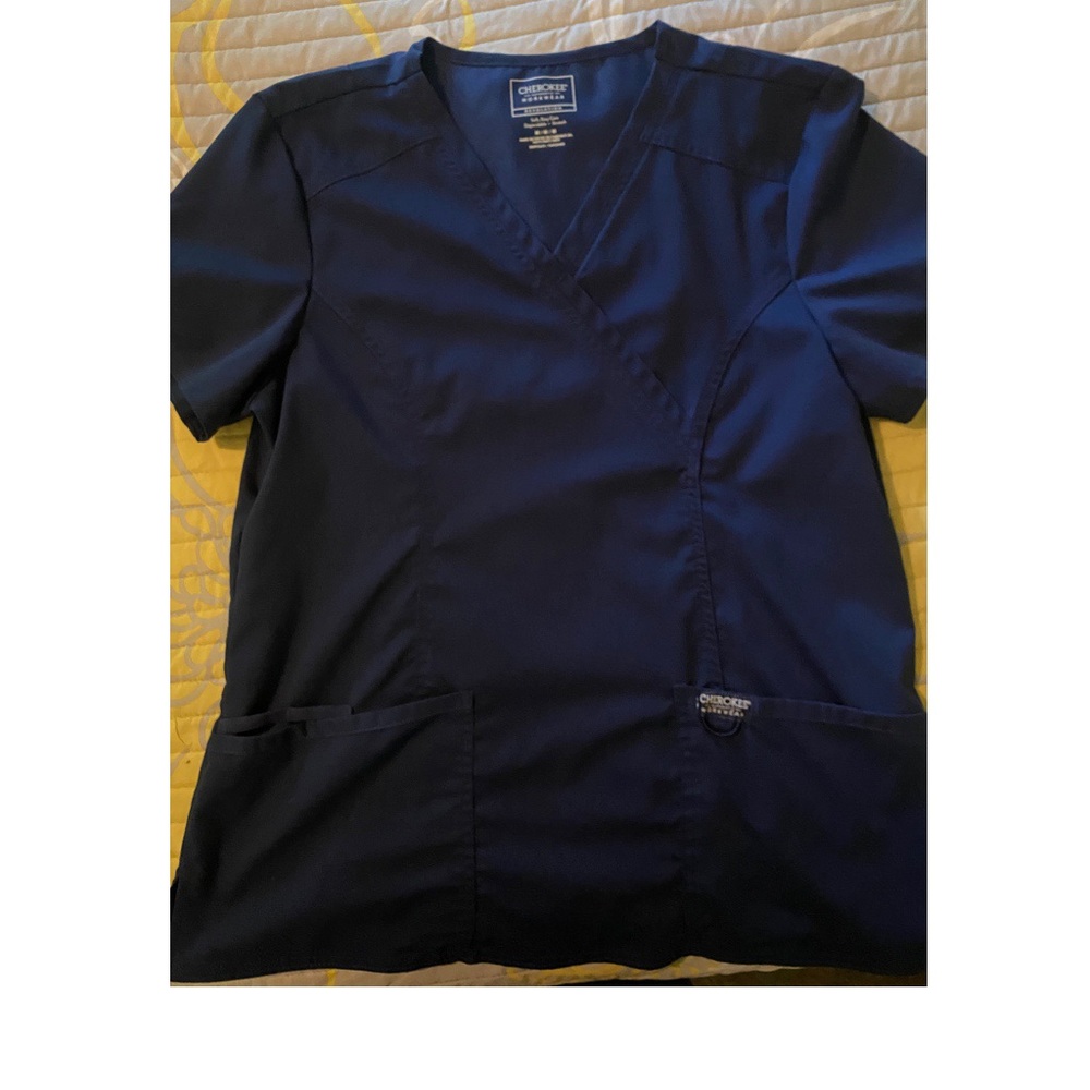 Navy, size medium Cherokee brand scrub top. Never worn.